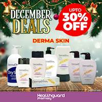 Enjoy up to 30% savings on Derma Skin Products this festive season from Healthguard.