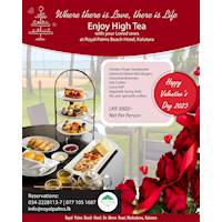 Special Valentine's High Tea at Royal Palms!