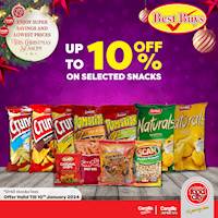 Up to 10% Off on selected Snacks at Cargills Food City
