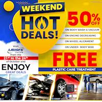 Weekend Hot Deals at LAUGFS Car Care 