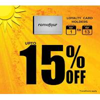 Loyalty Card Offers from Romafour in this Awrudu Season!