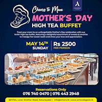 Treat mom to a special high tea buffet this Mother's Day at Amora Lagoon