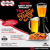 Happy Hour Specials at TGI Fridays 