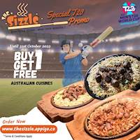 BUY 1 GET 1 FREE Australian Lamb Cubes Meals at The Sizzle