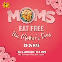 Moms eat free this Mother's day at Manhattan Fish Market