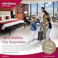 April Holiday City Staycation at Movenpick Hotel Colombo