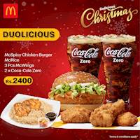 Duolicious combo for Rs.2,400 at McDonald
