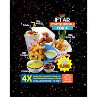 Iftar starter specials for 4 at Isso