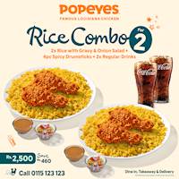 Rice Combo for 2 at Popeyes