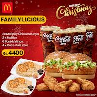 Familylicious for Rs.4,400at McDonalds
