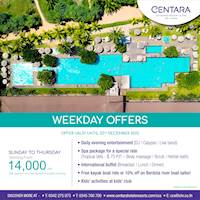 Weekday Offers at Centara Ceysands