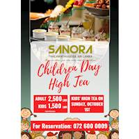 Children's Day High Tea at Sanora Restaurant