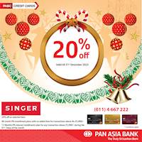20% Off on selected Item at Singer