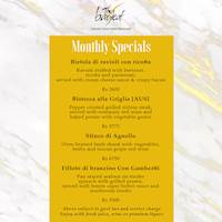 Monthly Specials at The Bayleaf