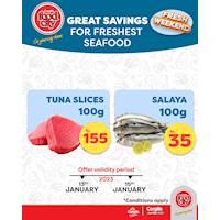 Buy fresh seafood at the Great Savings across Cargills FoodCity outlets islandwide!