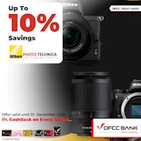 Enjoy up to 10% savings on selected accessories at Photo Technica with DFCC Credit Cards!