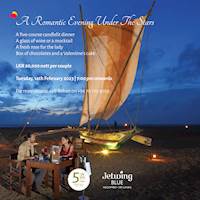 A Romantic Evening under the stars at Jetwing Blue