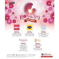 NDB bank card offers for this Mother's Day 