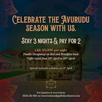 Celebrate the Avurudu season with Galle Face Hotel
