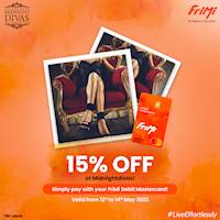 Enjoy 15% OFF at Midnightdivas, exclusively for your FriMi Debit Mastercard!