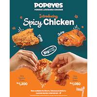 Try our Spicy Chicken from Popeyes