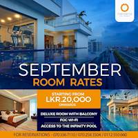 September Room Rates at Mandarina Colombo