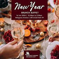 Join us for a delectable start to 2024 with our New Year Brunch at Weligama Kitchen in Marriott Weligama
