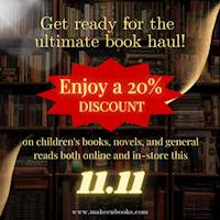 Enjoy a 20% Discount Online and in-store this 11.11 at Makeen Books