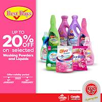 Up to 20% off on selected Washing Powders and Liquids at Cargills Food City