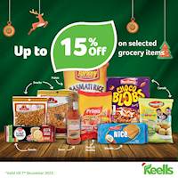 Get up to 15% Off on selected Grocery Items at Keells
