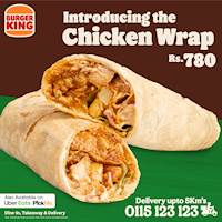 Introducing the all-new Chicken Wrap at Burger King