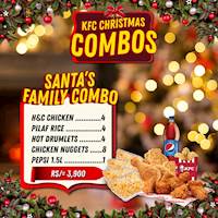 Santa's Family Combo for Rs. 3900 at KFC