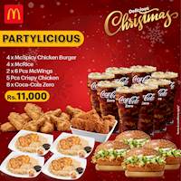 Partylicious Combo for Rs. 11,000 at McDonalds