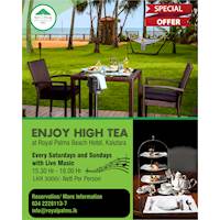Enjoy High Tea at Royal Palms Beach Hotel 