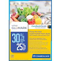 Enjoy the best supermarket fresh deals at Softlogic Glomark with ComBank Credit and Debit Cards
