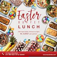 Easter lunch buffet at ME Colombo