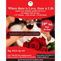 Valentine's Day Dinner Buffet at Royal Palms Beach Hotel