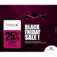 Qatar Airways Black Friday Sale at Classic Travel