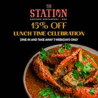 15% savings on weekday lunch orders this November at The Station