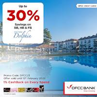 Enjoy up to 30% savings at Club Hotel Dolphin with DFCC Credit Cards