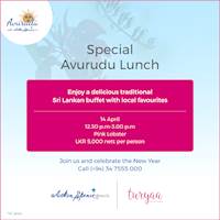 Special Avurudu Lunch at Turyaa Kalutara