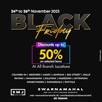 Discounts up to 50% on selected Items at Swarnamahal Jewellers for this Black Friday
