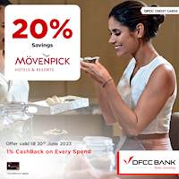 Enjoy 20% savings at Movenpick Hotels & Resorts with DFCC World Mastercard Credit Cards!