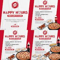 Happy Hours at Pizza Hut from 5.30pm to 7.30pm!