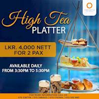 High Tea platter at Mandarina Colombo