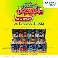 LAUGFS Super, bringing you the best prices on selected Snacks