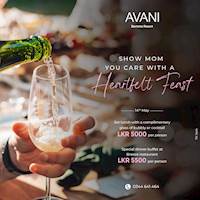 Special lunch and dinner feasts are ready this Mother’s Day at Avani Bentota