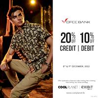 Enjoy 20% off on DFCC Credit Cards and 10% off on Debit Cards at Cool Planet