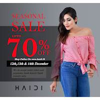 Seasonal Sale - Up to 70% Off at Haidi