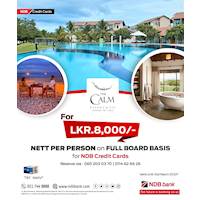 Enjoy a memorable getaway with great service at The Calm Resort and Spa with your NDB Credit Card